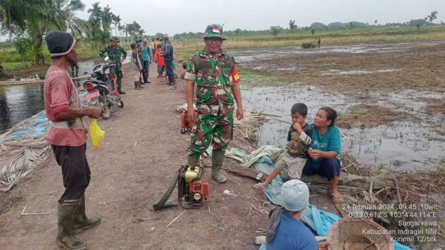 Babinsa Perhatikan Beberapa Aspek Peningkatan Panen Petani