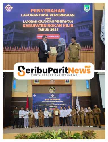Ketua DPRD Ilhammi Hadiri Penyerahan LHP Pemda Rohil Ke   BPK  RI di Pekanbaru,Mewakili DPRD Se-Riau