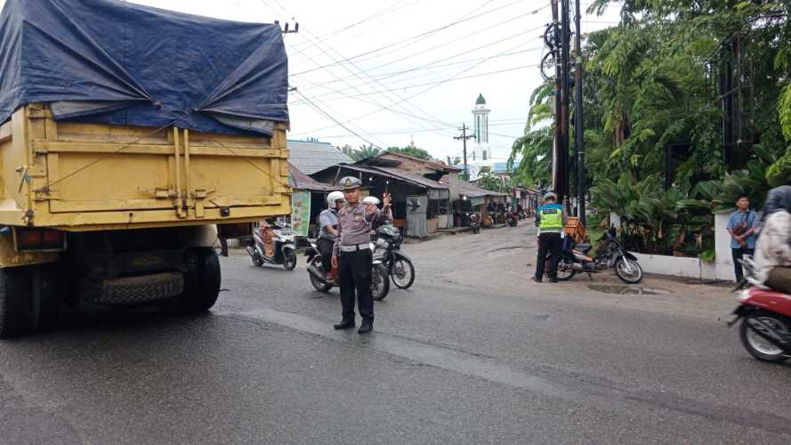 Sat Lantas Polres Batu Bara Gelar Pengaturan Lalu Lintas Serentak: Tekan Pelanggaran dan Wujudkan Jalanan Aman
