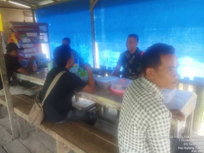 Babinsa Tasik Raya Melaksanakan Pemenangan Situasi Pasca Pilkada