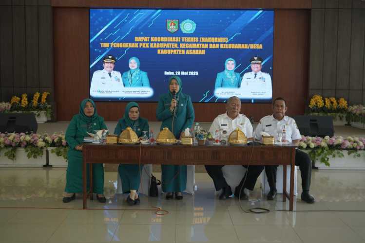 Sekretaris Daerah Kabupaten Asahan Buka Rakornis PKK