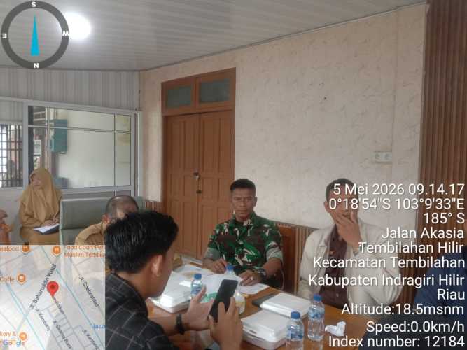 Danposramil Peltu Jaharzam Wakili Dandim 0314/Inhil Hadir dalam Forum Strategis TPID Inhil