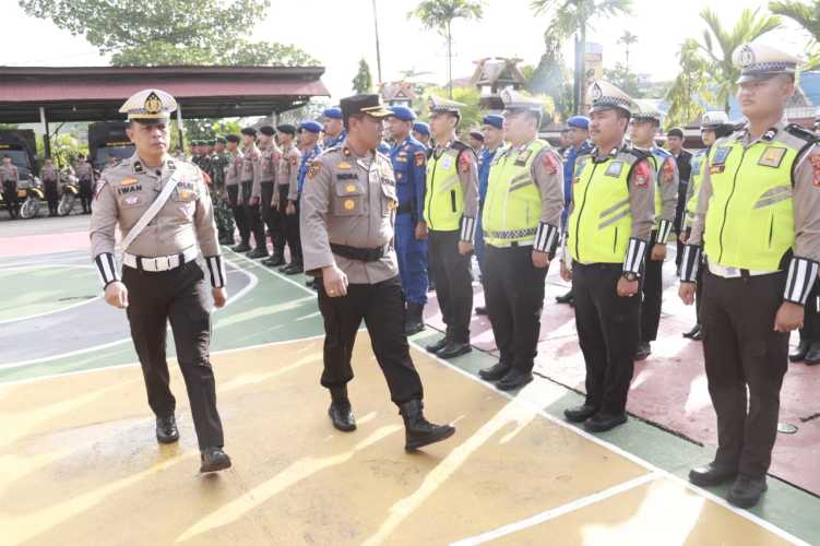 Polres Inhil Gelar Pasukan Operasi Lilin Lancang Kuning