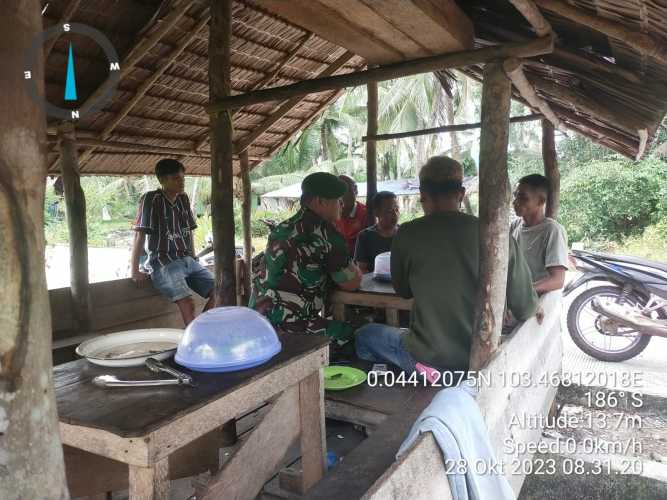 Momen Sumpah Pemuda, Babinsa Harapkan Pemuda Desa Jadi Agen Perubahan