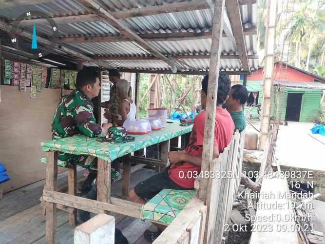 Babinsa Mencegah Kebisingan Lingkungan Lewat Sosialisasi