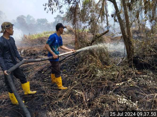 PT RSUP kembali bantu Karhutla di lahan warga Pulau Burung