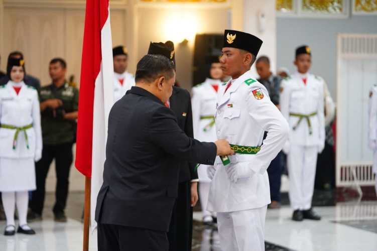 Paskibraka Provinsi Riau 2026 Resmi Dikukuhkan
