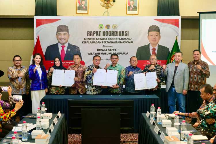 Menteri Nusron Dorong Percepatan Sertipikasi Tanah untuk Cegah Terjadinya Konflik Atas Tanah Keagamaan di Maluku Utara