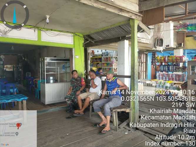 Dengan Ngobrol Pagi, Babinsa Bolak Raya Berikan Atensi Warganya Ciptakan Pilkada Damai