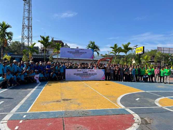 Polres Indragiri Hilir dan Pemda Gelar Rangkaian Kegiatan Sosial Peringati May Day 2025