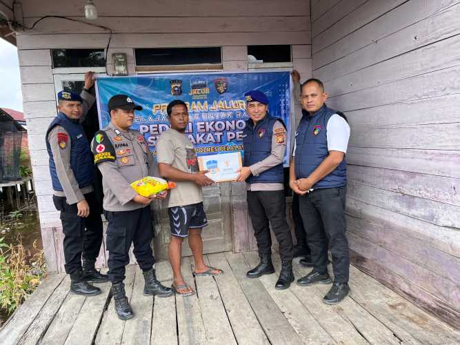 Sat Polairud Pelalawan Tetap Konsisten Laksanakan Jalur di Pesisir Perairan.