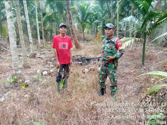 Dengan Patroli Rutin, Babinsa Ringin Jaya Lakukan Screening Awal Pencegahan Kathutlah