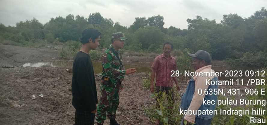 Serda Supardiyanto Lakukan Peninjauan dalam bentuk Sosialisasi Pencegahan Karhutlah