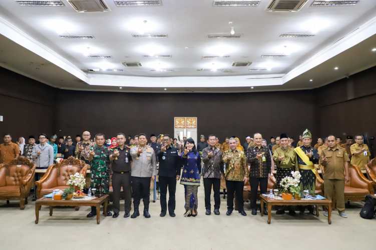 Kanwil BPN Provinsi Riau Sosialisasikan Pengadministrasian dan Pendaftaran Tanah Ulayat Tahun 2026 di Kantor Bupati Pelalawan