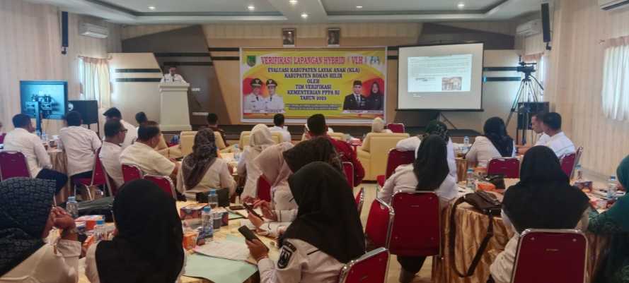 Kabupaten Rokan Hilir Jalani Verifikasi Kabupaten Layak Anak 2025 oleh Kementerian PPPA RI