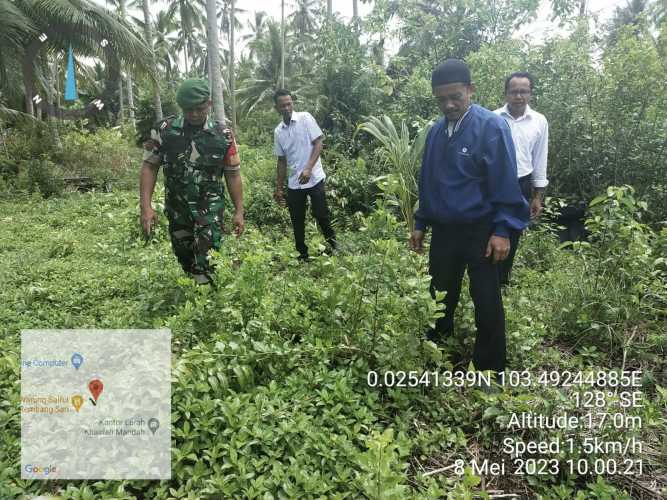 Babinsa Sosialisasi  Bahaya Karhutlah