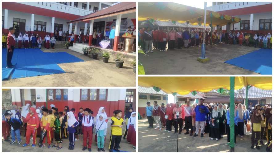 Semangat Prestasi Menggema,Camat Tembilahan Hulu Resmi Buka FLS3N dan O2SN Tingkat Kecamatan