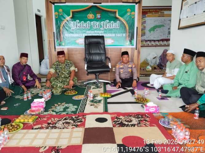 Danramil 012/Batang Tuaka Hadiri Halal Bi Halal Sambut Ramadhan 1447 H