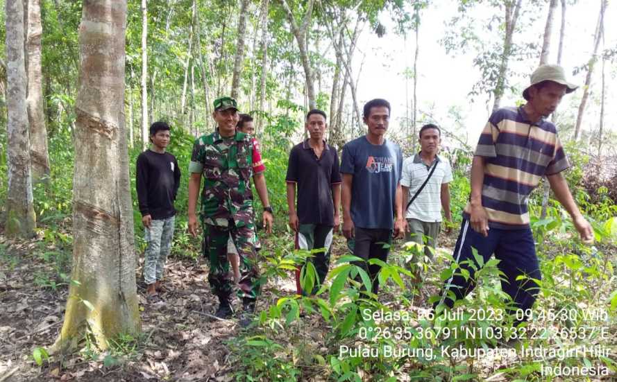 Sertu Arlansyah Menjalankan Patroli Dinamis