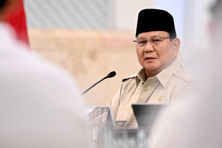 Presiden Prabowo Pimpin Sidang Kabinet Paripurna, Bahas Kesiapan Idulfitri 1447 H