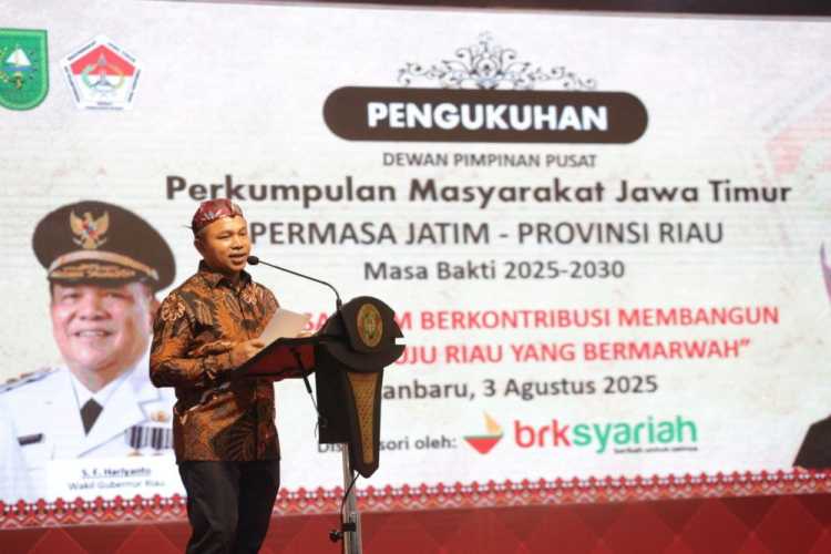 PERMASA Jatim Riau Resmi Dikukuhkan, Gubri Abdul Wahid Ajak Bangun Sinergi untuk Negeri