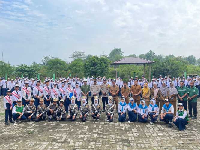 SMP Swasta Tunggal Lestari Binaan PT TPP Astra Agro Dukung Program Green Policing