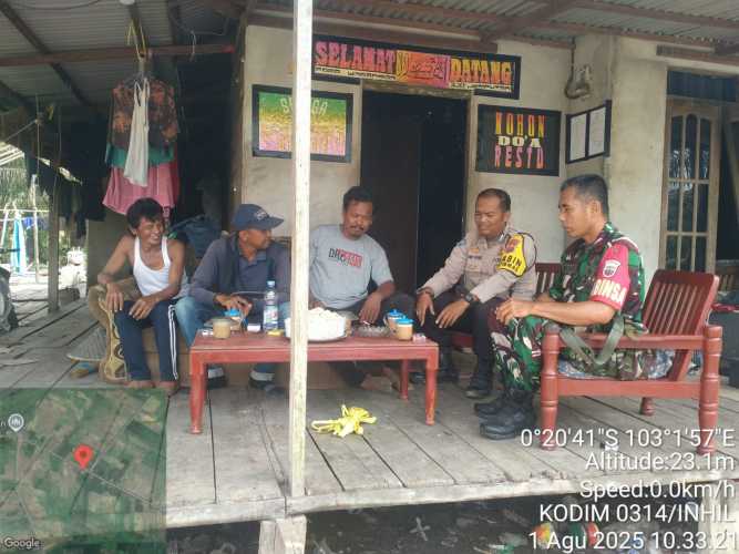 Babinsa Sialang Panjang Gagas Musyawarah dengan Poktan Karya Tani, Sukses Dorong Persiapan IP 200
