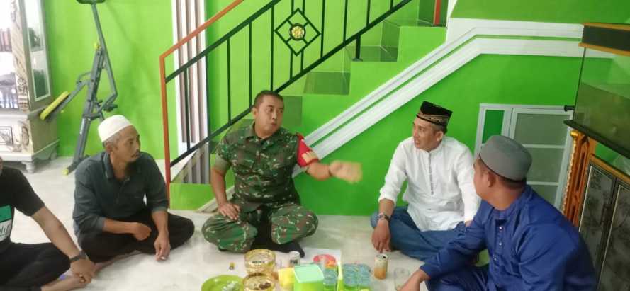 Dukung Tupok Babinsa dilapangan, Serda Guntur Jalin Kerjasama dan Silaturahmi