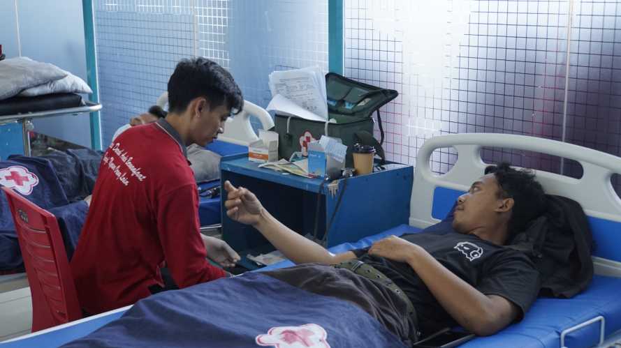 Antusiasme Tinggi, PT Pulau Sambu di Guntung dan YBDA Kembali Gelar Donor Darah