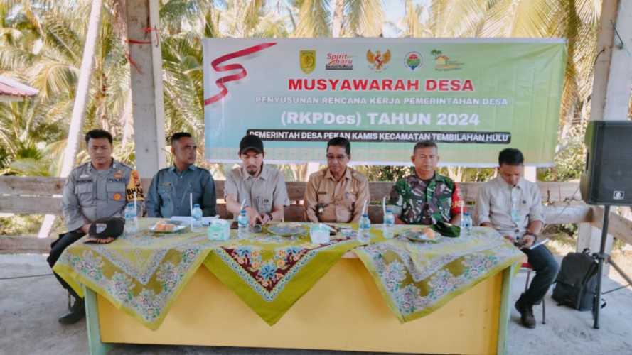 Babinsa Pekankamis Hadiri Musyawarah Rencana Kerja Desa