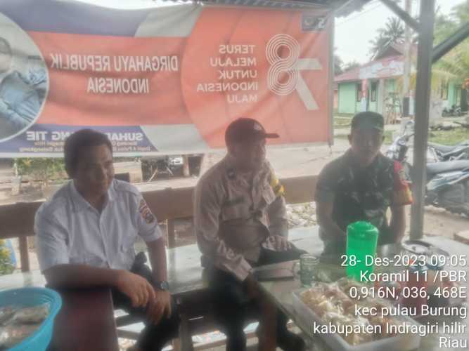 Babinsa Jaga Kampanye Terbuka dengan damai