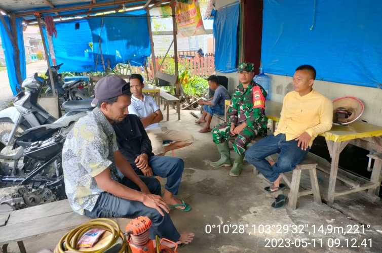 Babinsa Sosialisasi Anti Narkotika,Sasar Pemuda Desa