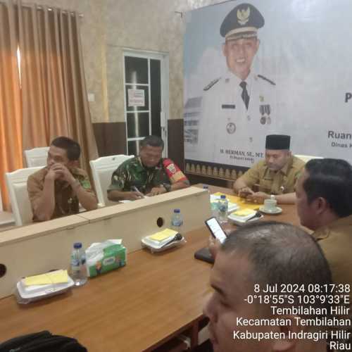 Mewakili Dandim, Serka Nuryadi Hadiri Rapat TPID