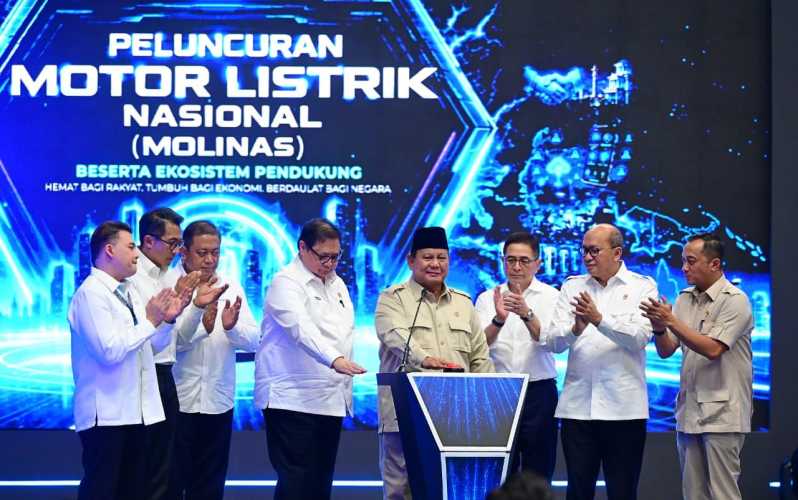 Presiden Prabowo Luncurkan Motor Listrik Nasional, Tonggak Kemandirian Teknologi dan Industri Nasional