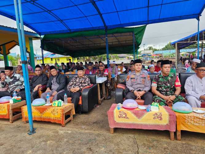 Babinsa Pulau Burung Perkuat Ukhuwah Islamiyah melalui Peringatan Maulid