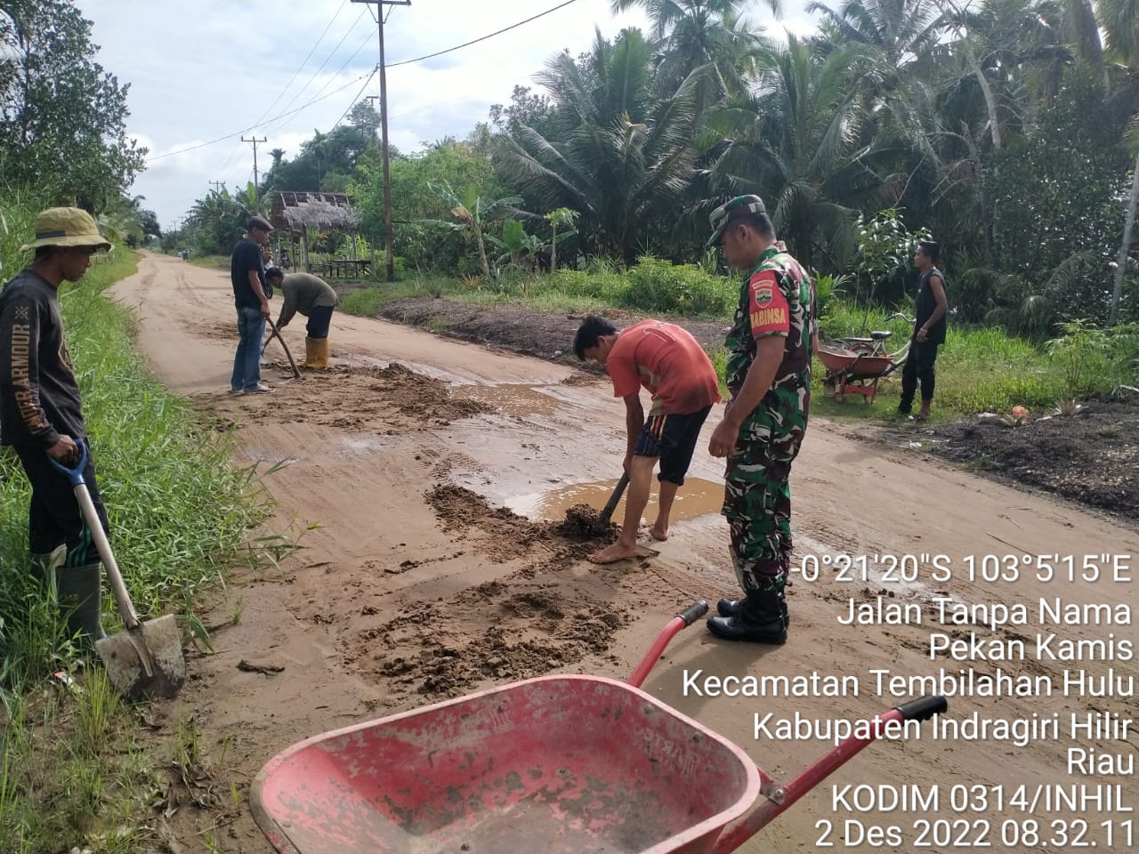 Serka Masri Genjot Goro Bersama Warga Selagi Musim Kemarau