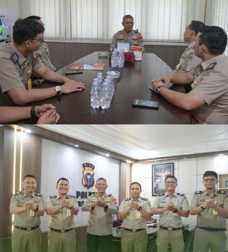 Jalin Silaturahmi, Kantah Inhil dan Polres Inhil Perkuat Sinergi Pelayanan Publik