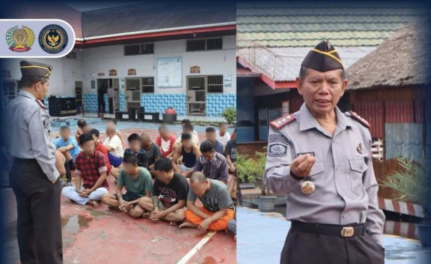 Deteksi Dini, Lapas Tembilahan Kembali Gelar Razia Kamar Hunian