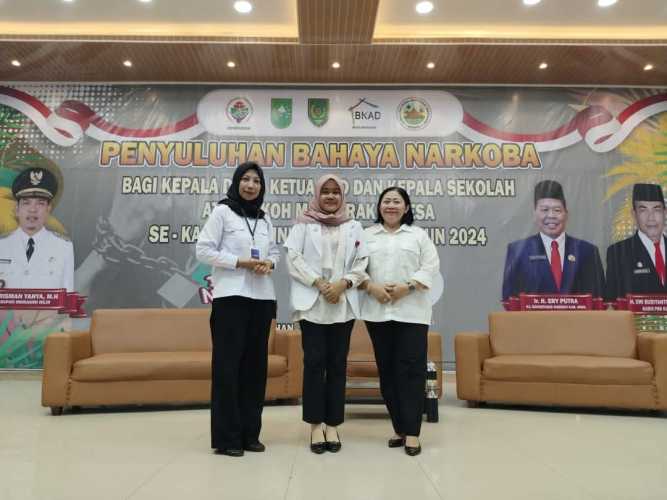 UPT Puskesmas Tembilahan Kota Ikuti Penyuluhan NAFZA