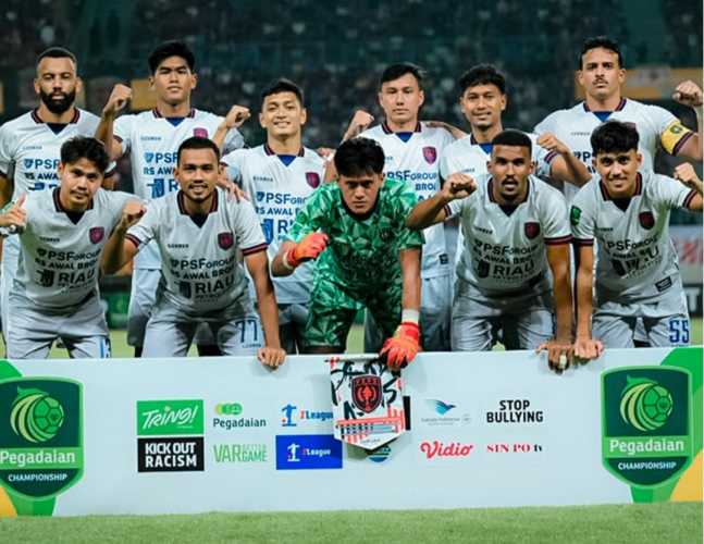 PSPS Pekanbaru Masuk di Grup B Zona Barat 1 League Cup 2026/2027