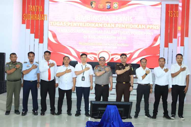 Perkuat Sinergitas Penegakan Hukum, Polres Indragiri Hilir Gelar Bimtek dan Sosialisasi KUHAP bagi PPNS