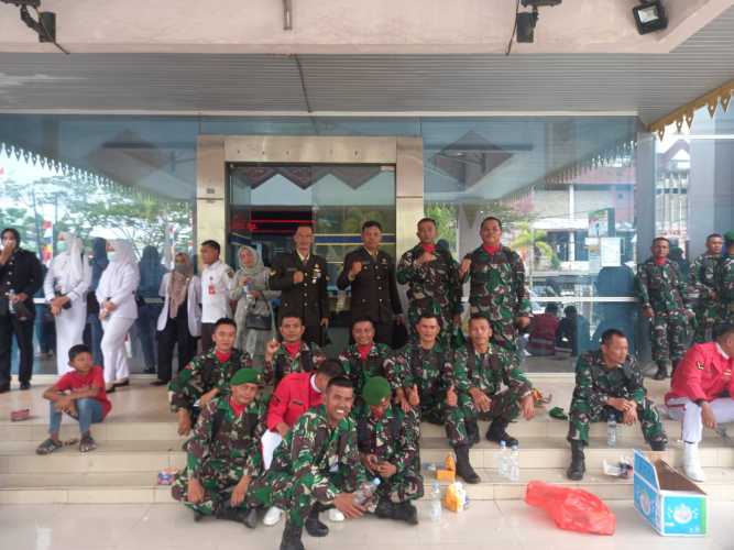 Semangat juang 45 Serda Oky Candra siap sebagai paskibraka kabupaten