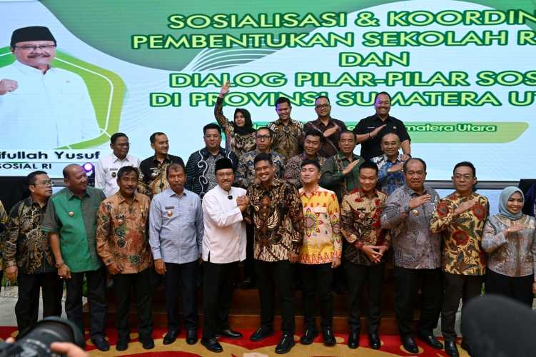 Wujudkan Asta Cita Presiden, Bupati Asahan Ikuti Sosialisasi Pembentukan Sekolah Rakyat