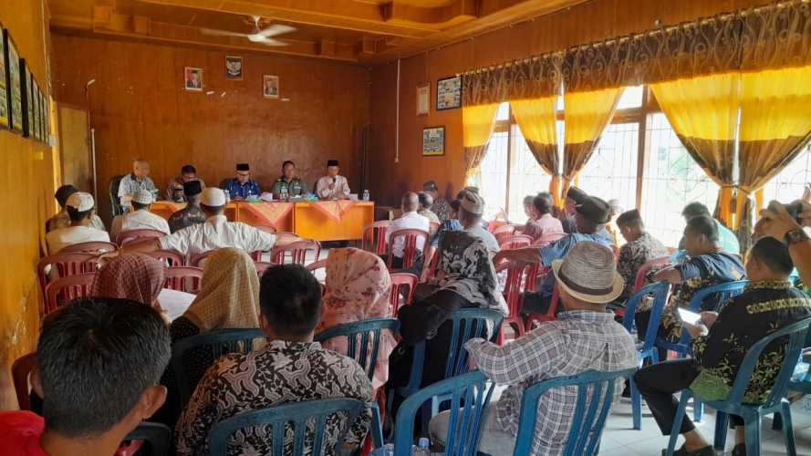 Danramil Hadiri Rapat Pembentukan Panitia Pelaksana Tabligh Akbar