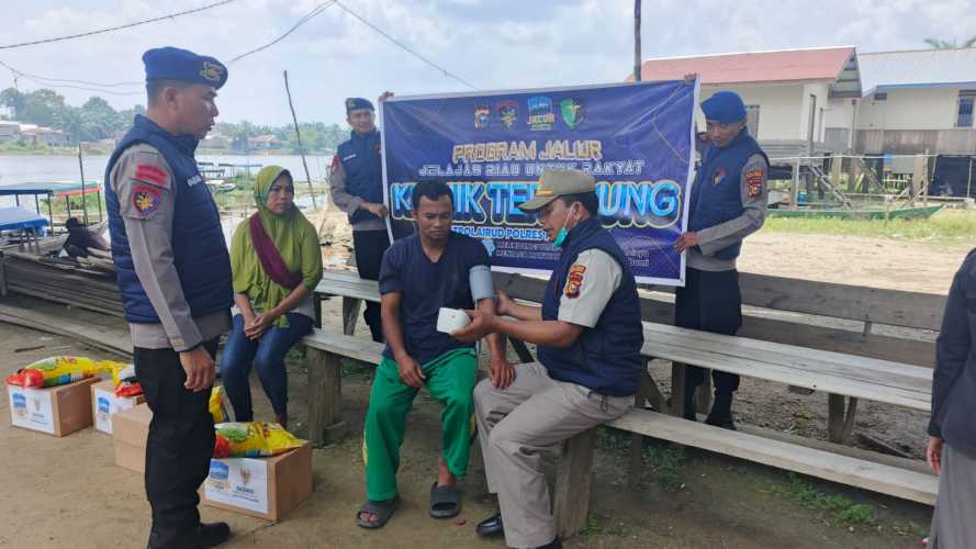 Selama Ramadhan, Sat Polairud Polres Pelalawan Tetap Konsisten Laksanakan JALUR.