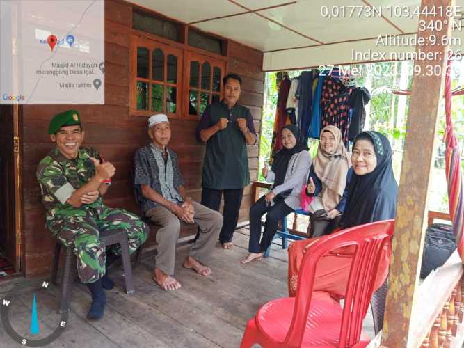 Babinsa Bersama Sahabat Desa Lakukan Bincang Bincang Sosial