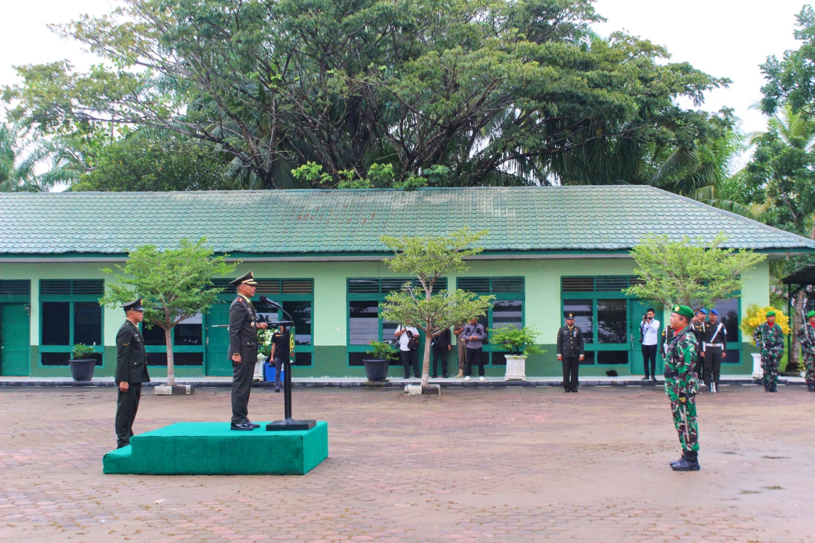 Peringatan HUT TNI Ke -77 di Kodim 0314/Inhil