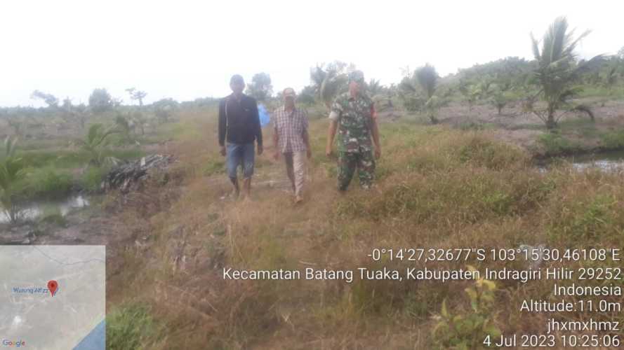 Sertu Januar Respon Cepat Laporan Karhutlah