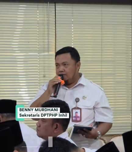 Sekretaris Dinas Pertanian Inhil Paparkan Strategi Ketahanan Pangan di Forum Konsultasi Publik RKPD 2027