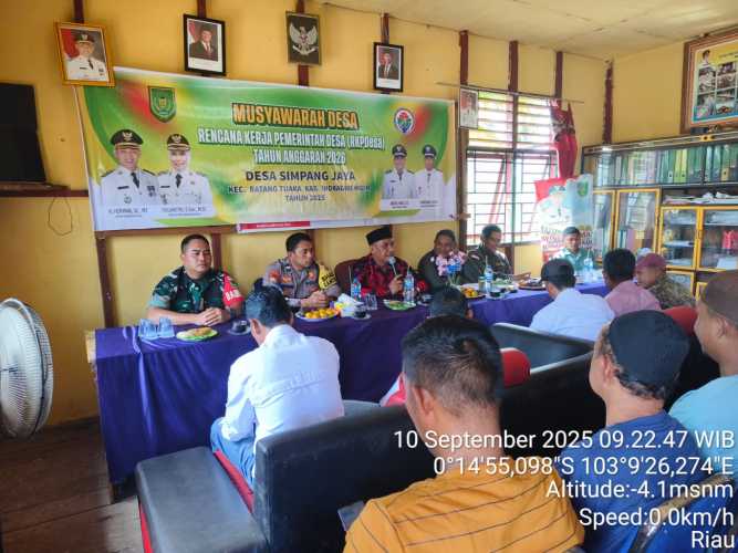 Pemdes Simpang Jaya Gelar Musdes RKPDes Tahun Anggaran 2026